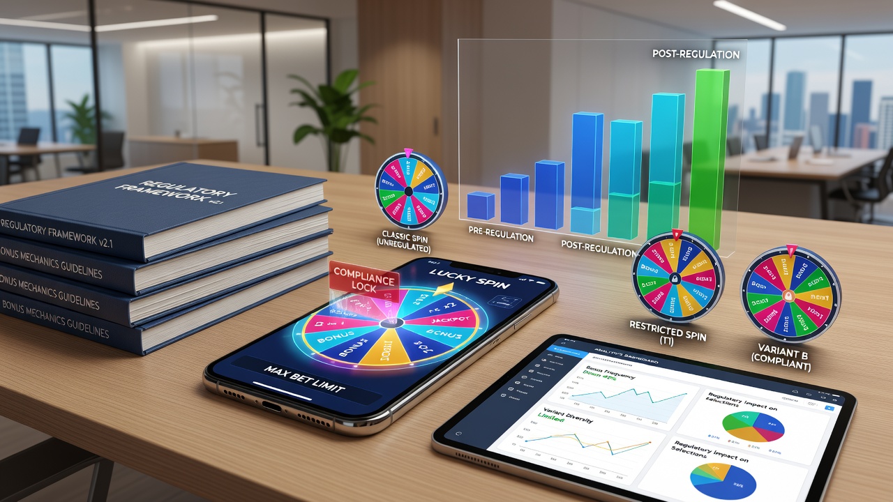Comparison chart of wheel game variants available on Nordic smartphone apps