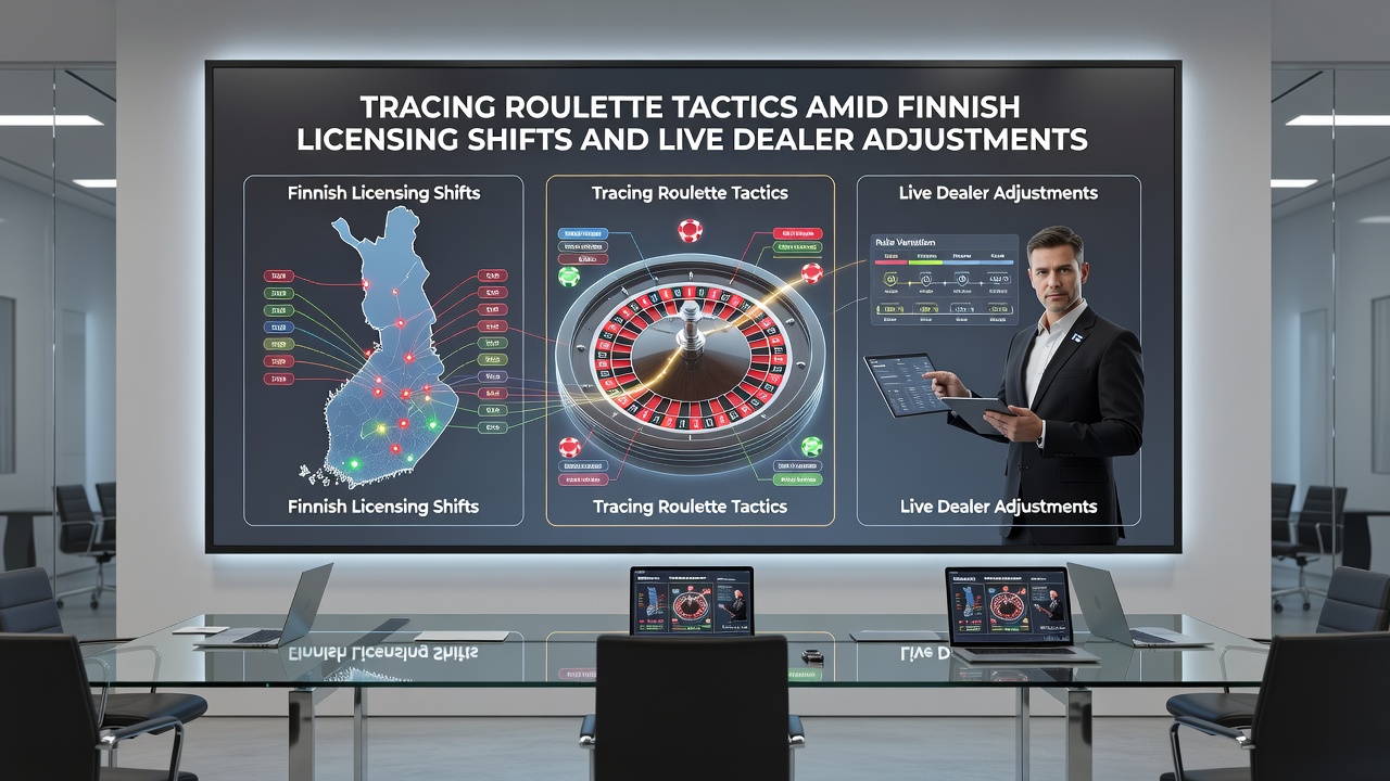 Live roulette table with Finnish regulatory compliance elements and player interface adjustments